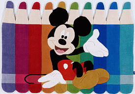 Ковер из акрила из Китая ручной работы Disney Mickey Mouse 10475
