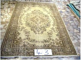 Овальный ковер ручной работы Vintage Look at Me C-43