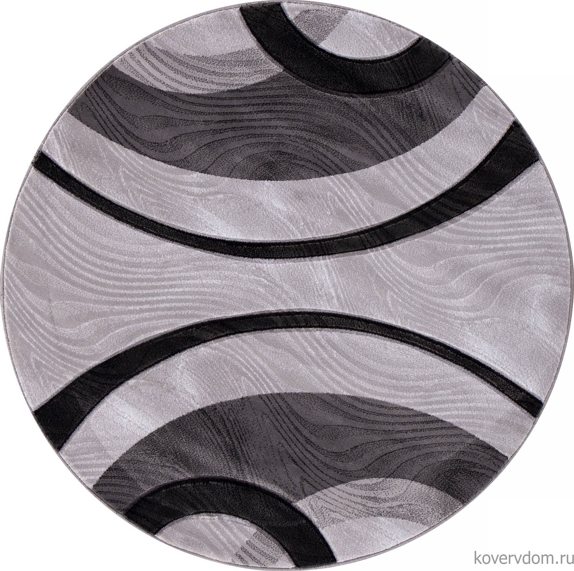 Ковер MEGA CARVING 4783 GRAY Круг