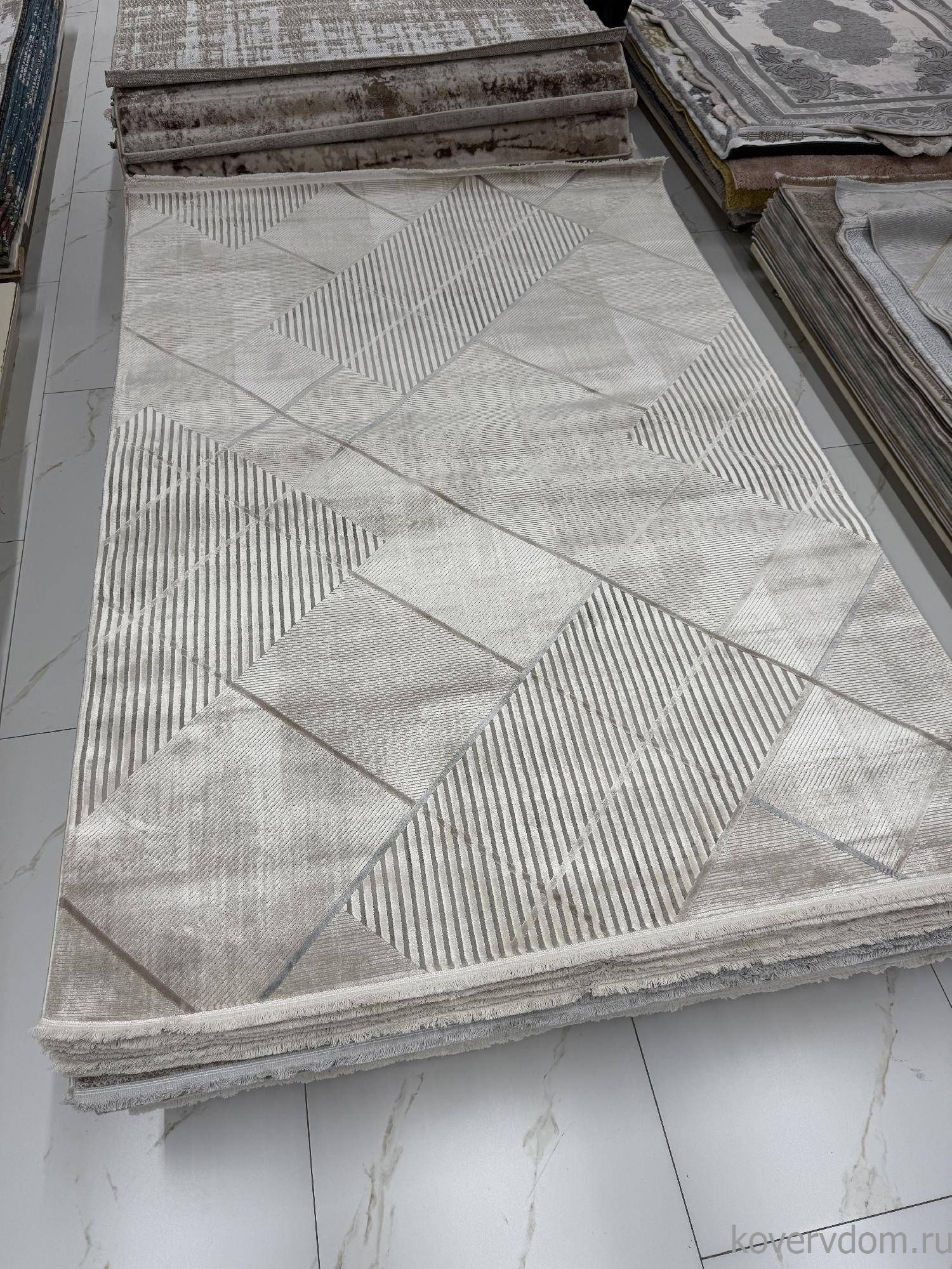 Ковер EMPEROS OLIMPOS A495AP L.BEIGE / GREY