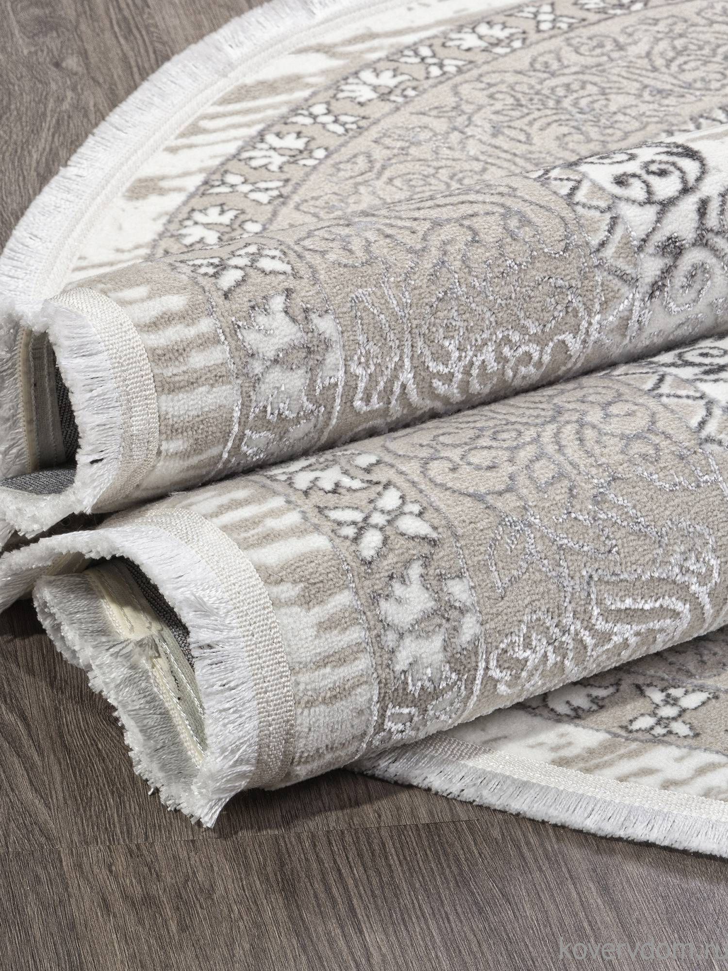 Ковер ALFANI Q012A GREY FDY / CREAM SHRINK Овал Ковер ALFANI Q012A GREY FDY / CREAM SHRINK Овал