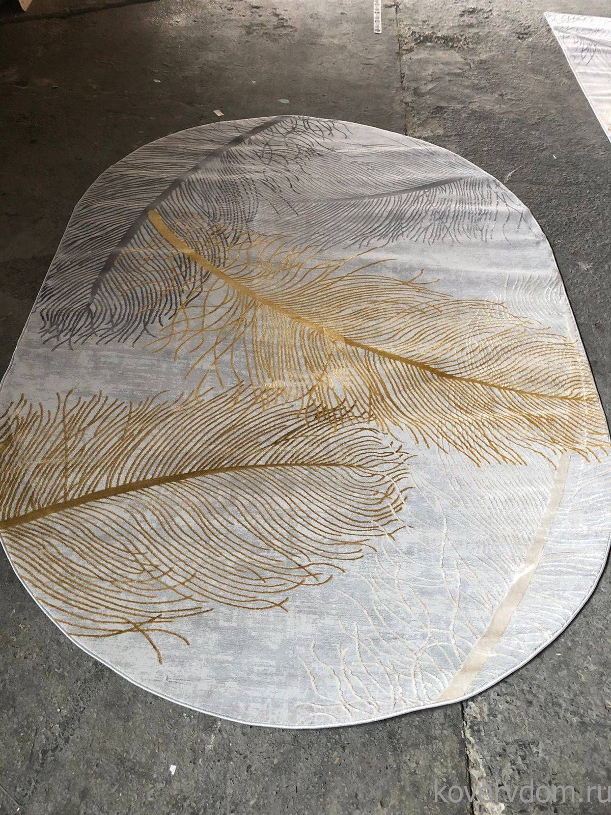 Ковер TOKIO 17982A CREAM / GREY Овал Ковер TOKIO 17982A CREAM / GREY Овал