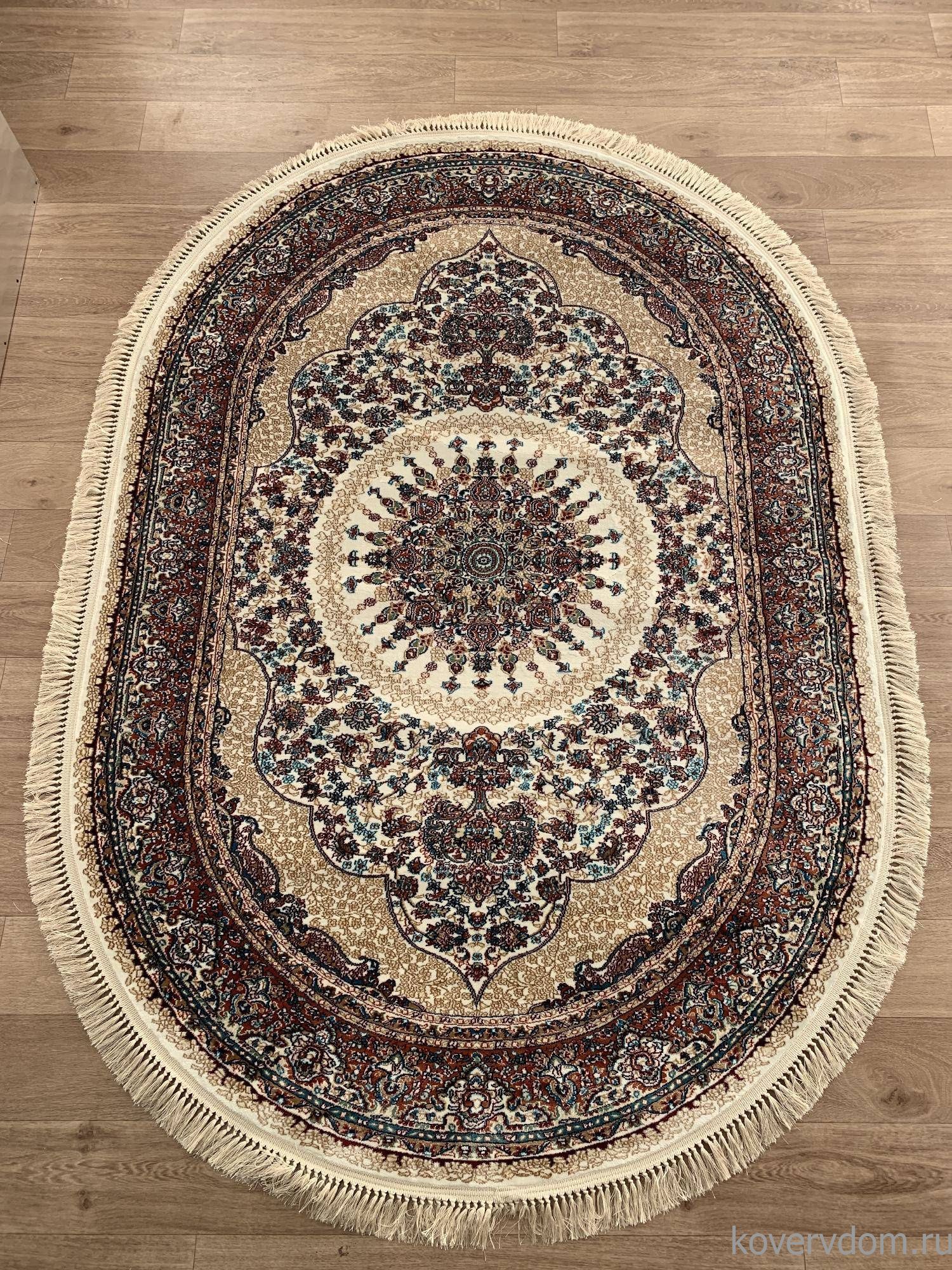 Ковер BROOKLYN 08611A CREAM / CREAM Овал Ковер BROOKLYN 08611A CREAM / CREAM Овал