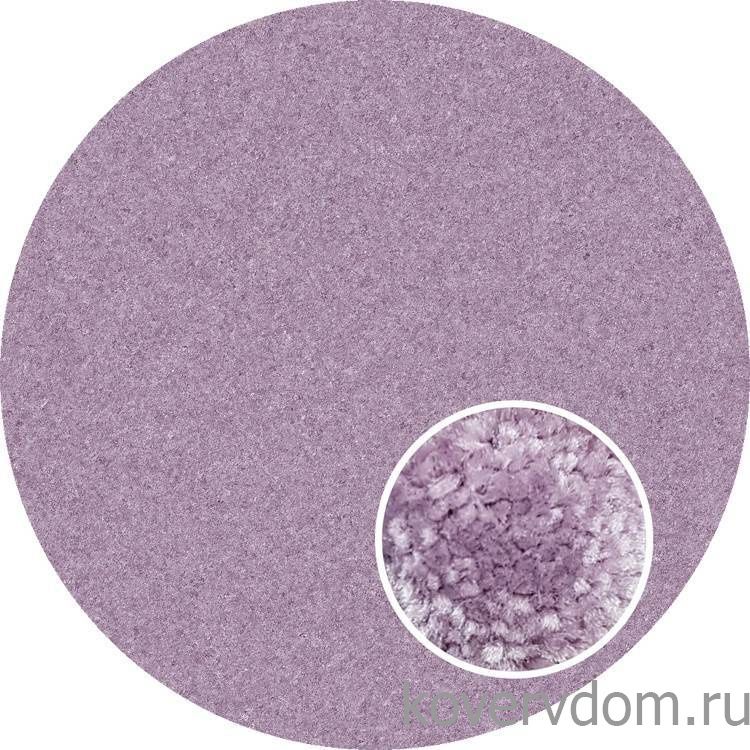 Ковер SHAGGY ULTRA S600 LIGHT PURPLE Круг