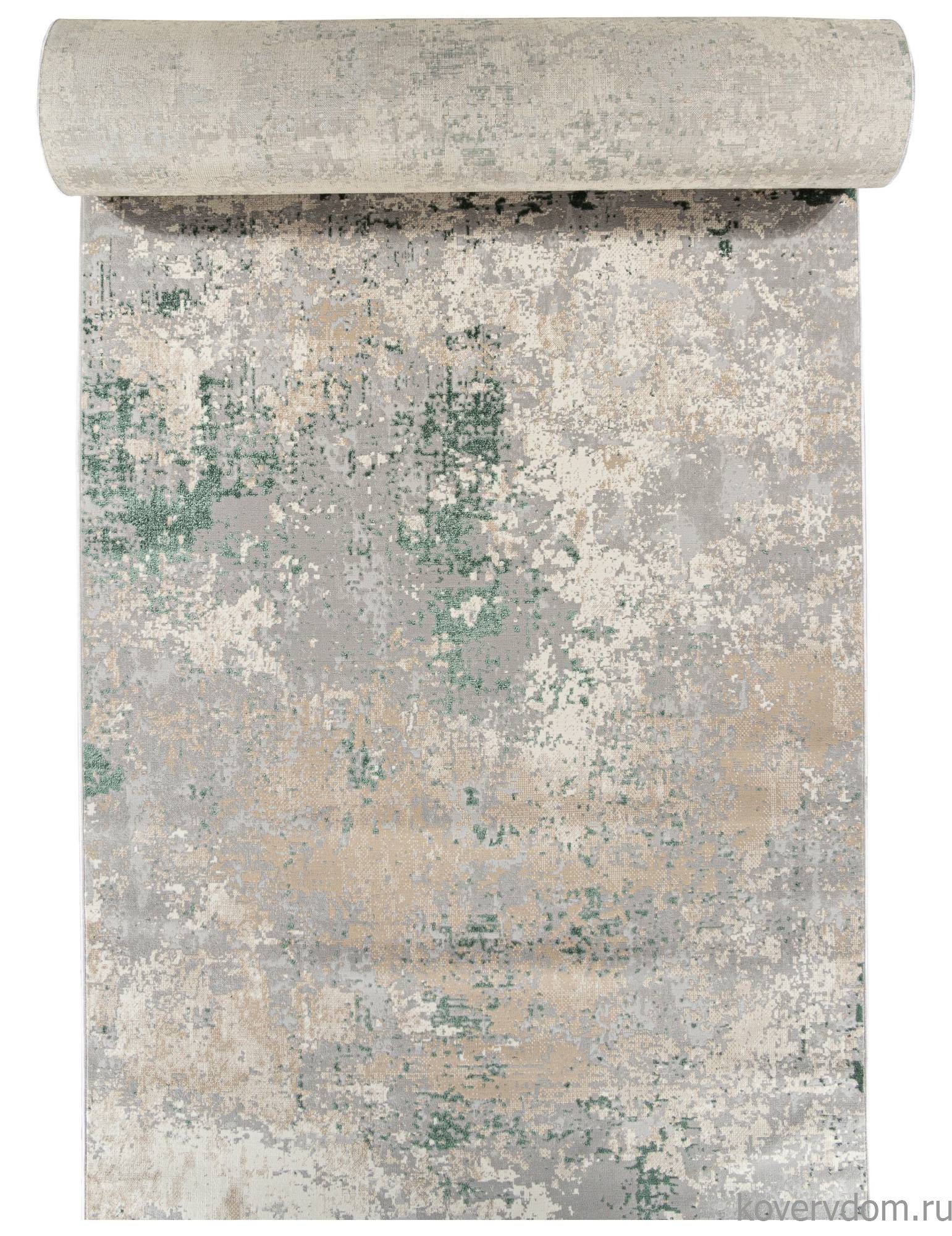 Ковровая Дорожка LIMAN F163 GRAY-GREEN Ковровая Дорожка LIMAN F163 GRAY-GREEN