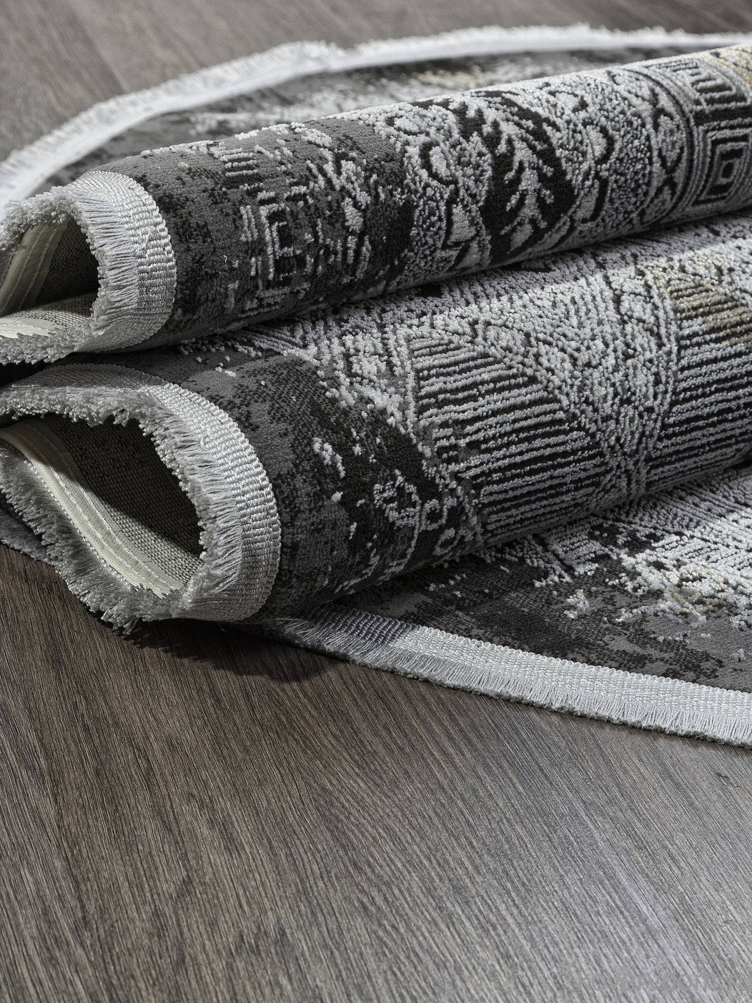 Ковер LISSABON SI023G GREY / GREY Овал Ковер LISSABON SI023G GREY / GREY Овал