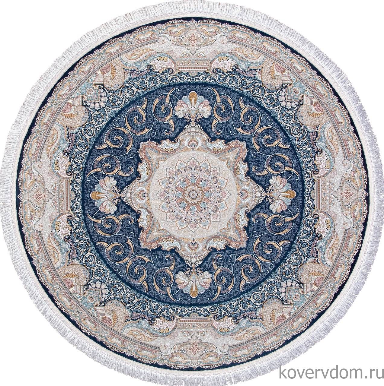Ковер FARSI 1500 144 DARK BLUE Круг Ковер FARSI 1500 144 DARK BLUE Круг