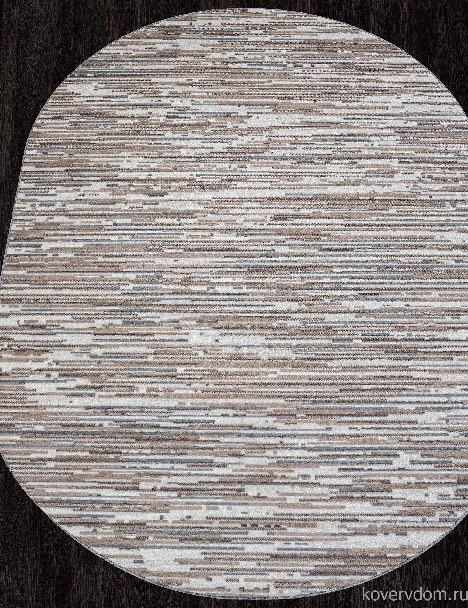 Ковер SIERRA F352 CREAM-BLUE Овал Ковер SIERRA F352 CREAM-BLUE Овал