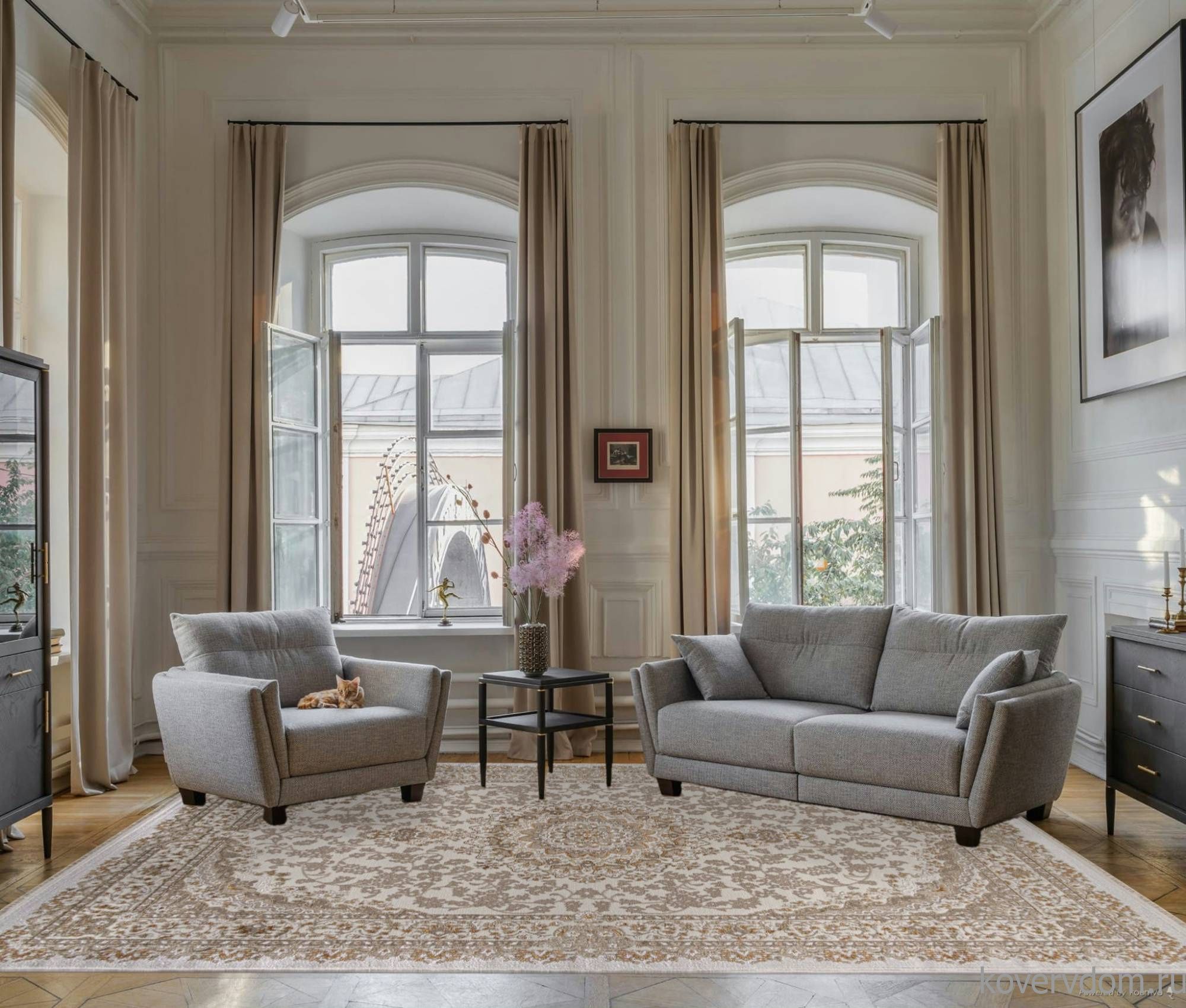 Ковер ESSA 27239A CREAM / BEIGE