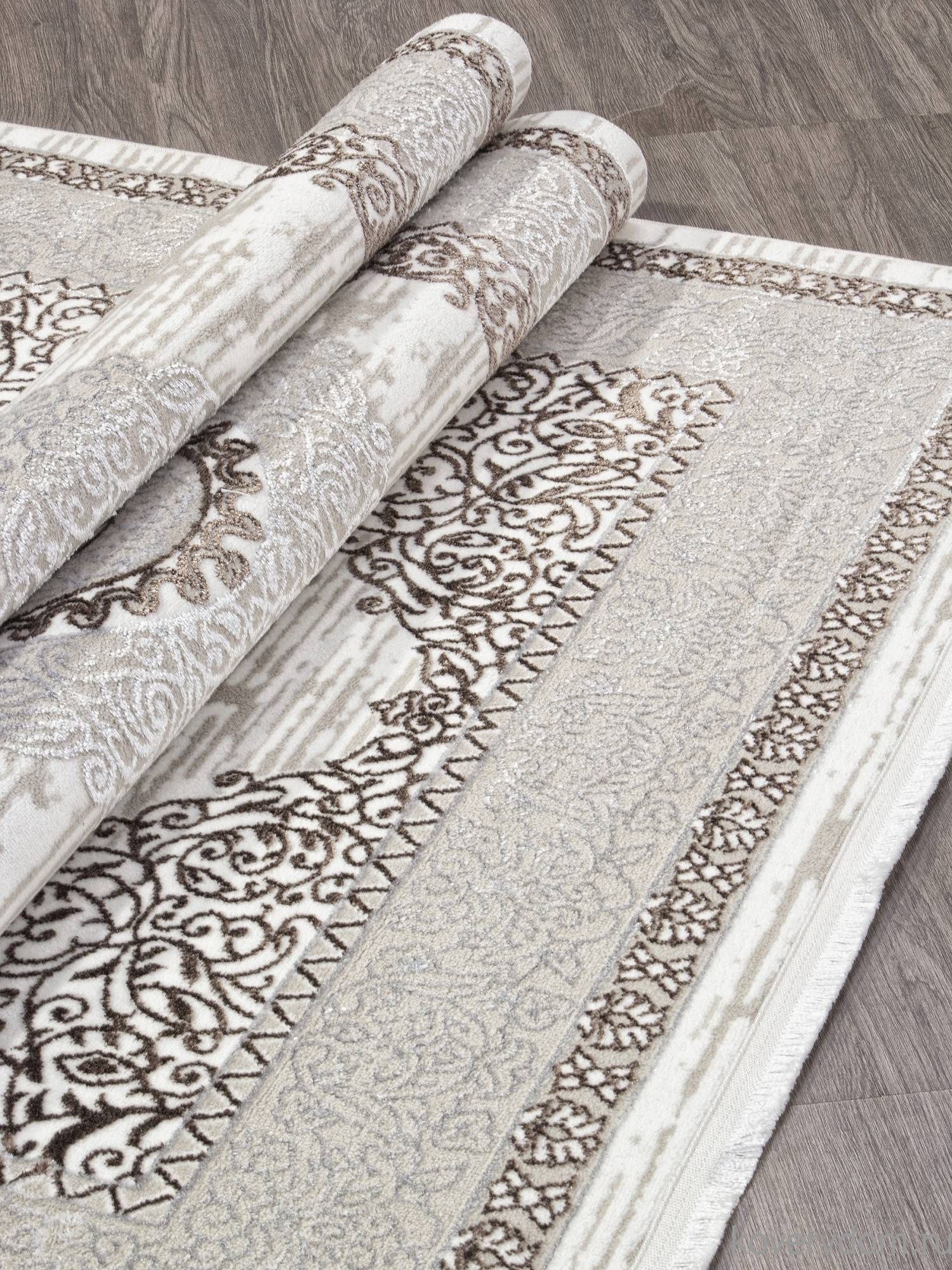 Ковер ALFANI Q012A BROWN FDY/CREAM SHRINK Ковер ALFANI Q012A BROWN FDY/CREAM SHRINK