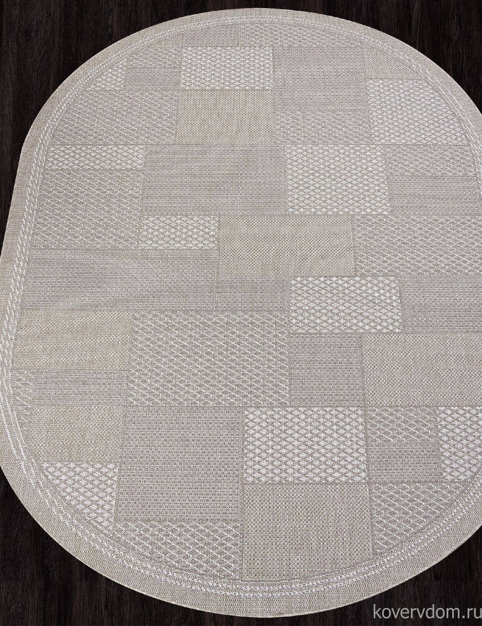 Ковер-циновка KAIR-A S148 BEIGE Овал