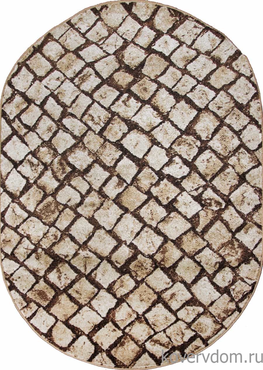 Ковер SUNRISE 2 D455 BEIGE Овал Ковер SUNRISE 2 D455 BEIGE Овал