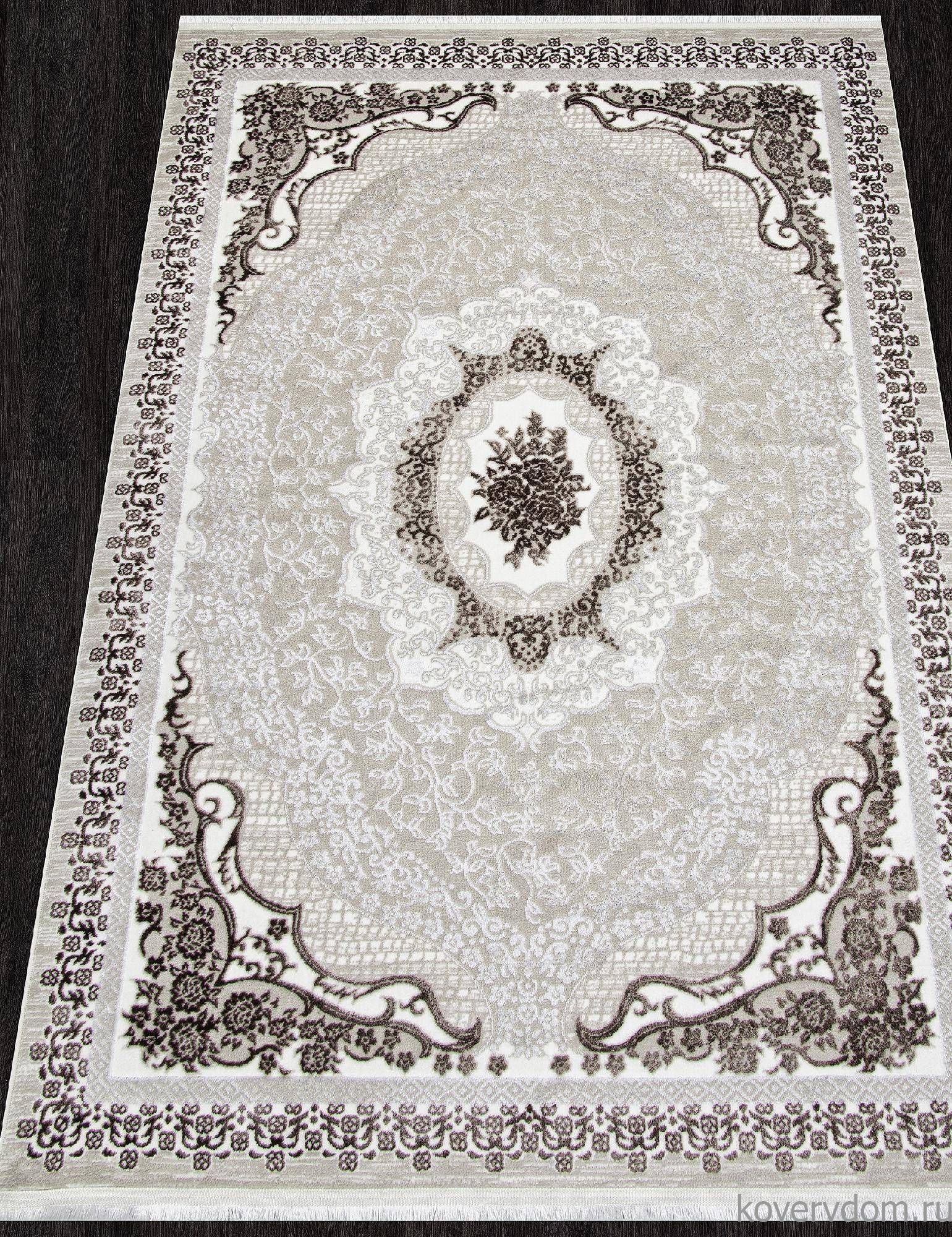 Ковер ALFANI Q010A BROWN FDY/CREAM SHRINK Ковер ALFANI Q010A BROWN FDY/CREAM SHRINK