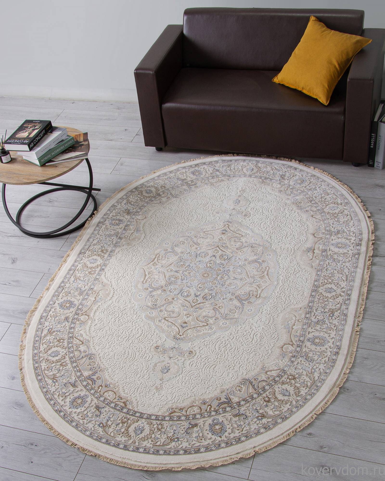 Ковер MELODY 35987Z CREAM / CREAM Овал