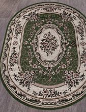 Ковер зеленый GAVANA-A 5444 GREEN Овал