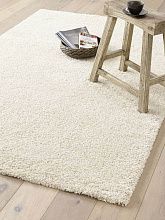 Мягкий ковер белый длинноворсовый шегги Sherpa cosy 52601 060