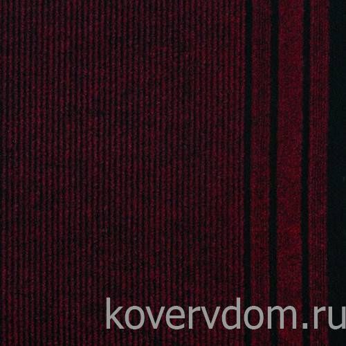 Грязезащитная ковровая дорожка REKORD 877 красный