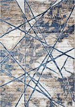 Ковер бежевый ANTEP-A O1702 630 CREAM / BLUE