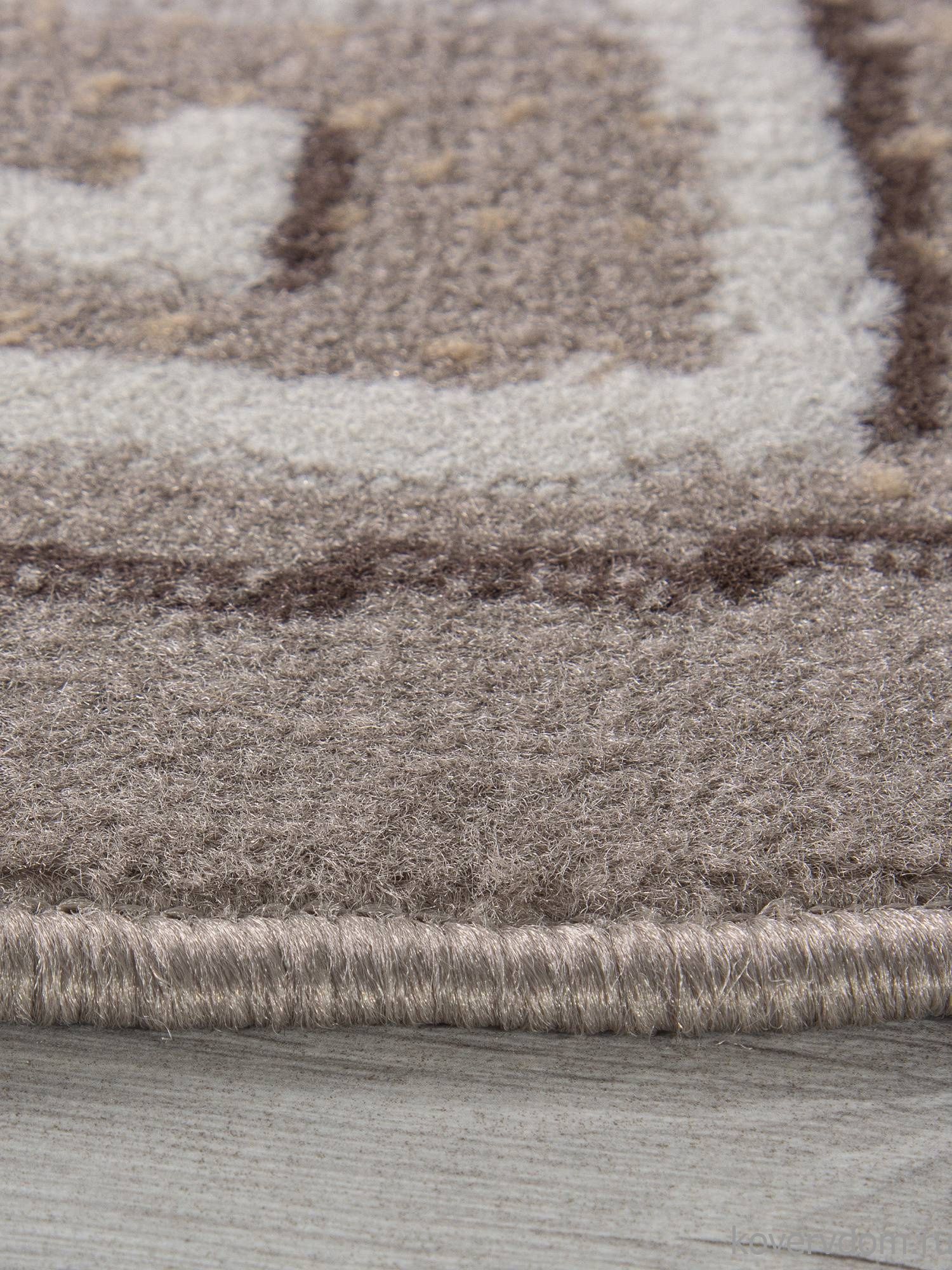 Ковер PRAGA 06027A BEIGE / DARK VIZON Овал