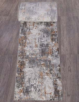 Ковровая дорожка GRAND 23319 975 GREY / GOLD
