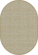 Рельефный ковер серый из вискозы GENOVA R 38036 6525 90 ОВАЛ