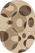 Ковер MEGA CARVING 8436 BEIGE Овал
